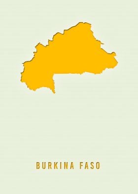 MAP OF BURKINA FASO