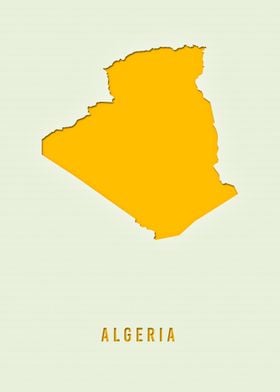 MAP OF ALGERIA