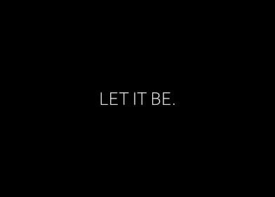 Let It Be