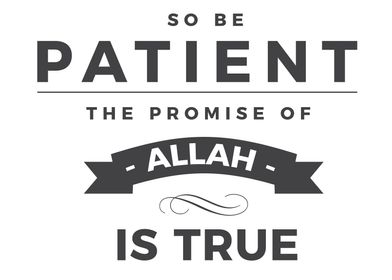 promise of Allah is true