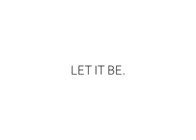 Let It Be