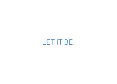 Let It Be