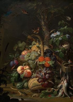 Still Life with Fruit, Fis