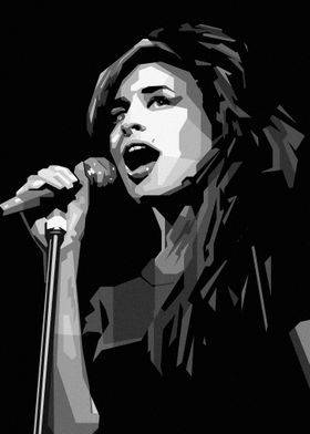 Amy Winehouse BW