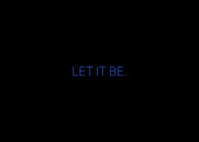 Let It Be