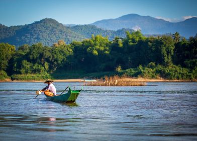 Fisherman Laos