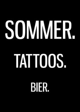 Summer Tattoos Drinking Be