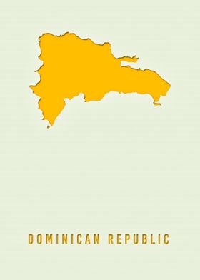 MAP OF DOMINICAN REPUBLIC