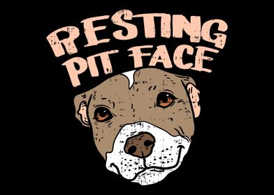 Resting Pit Face For Pitbu