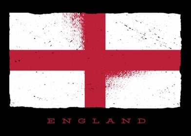 Distressed England Flag