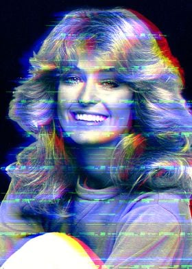 Farah Fawcett Glitch