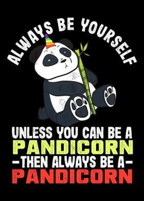 Pandicorn panda unicorn