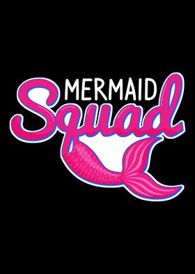 Mermaid squad for women