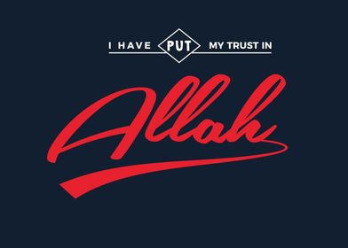 my trust in Allah