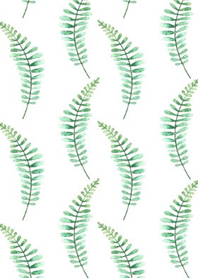 Green Leaf Pattern