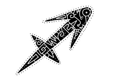 Sagittarius zodiac symbol