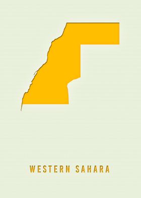 MAP OF WESTERN SAHARA