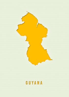 MAP OF GUYANA