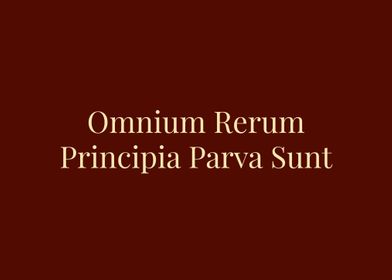 Omnium Rerum Principia Par