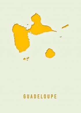 MAP OF GUADELOUPE