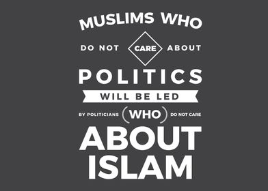 Muslim who do not care