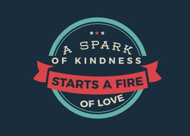 A spark of kindness starts