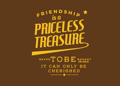 Friendship is a priceless 