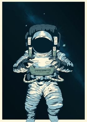 astronaut in the universe