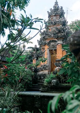 Temple Bali with Bokeh