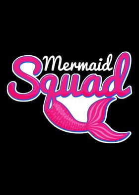 Mermaid squad for women