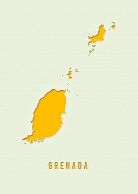 MAP OF GRENADA