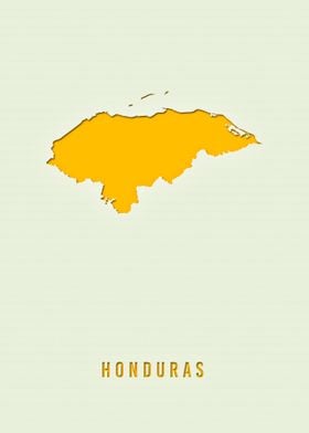 MAP OF HONDURAS