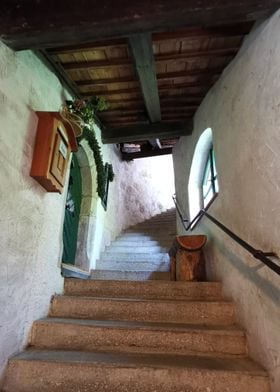 Staircase in Hallstatt