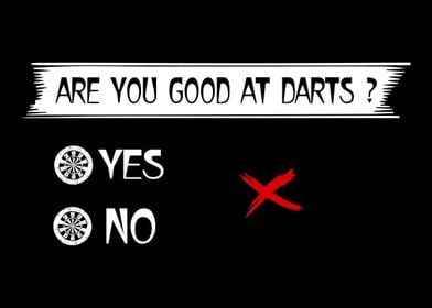 Sarcastic Darts Saying