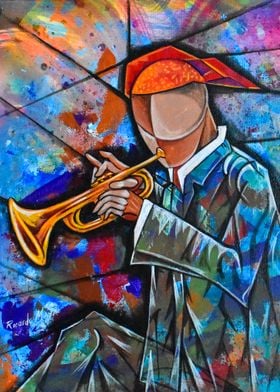 Jazz trumpeter