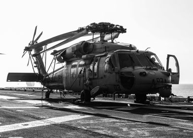 US NAVY MH60S Helicopter