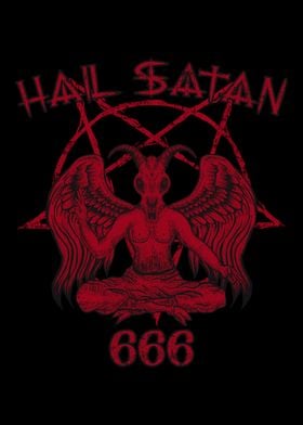 Hail Satan Devil 666