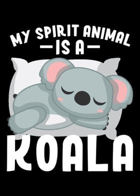 Spirit Koala Animal Sleep