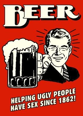  Vintage Beer Poster