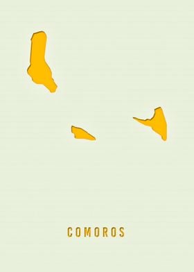 MAP OF COMOROS