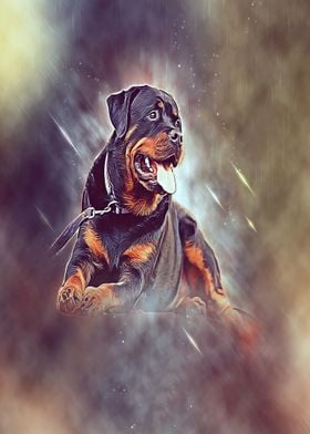 Rottweiller Posing