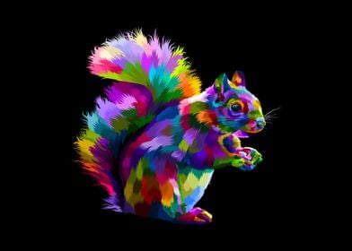 Colorful Squirrel