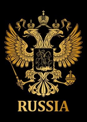 Proud Russia Arms Of Coat 