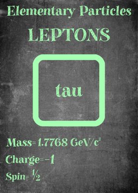 Tau Lepton Particle