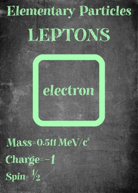 Electron Lepton Particle