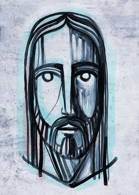 Jesus Christ ink face