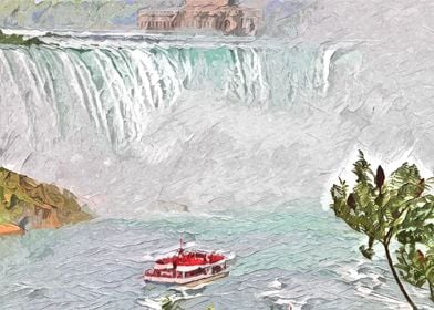 Niagara Falls Red Maid