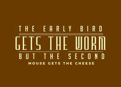 mouse gets the cheese