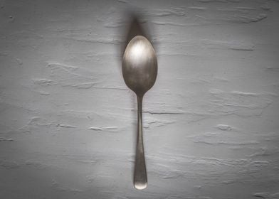 Antique silver spoon