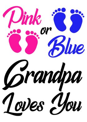 pink or blue grandpa to be